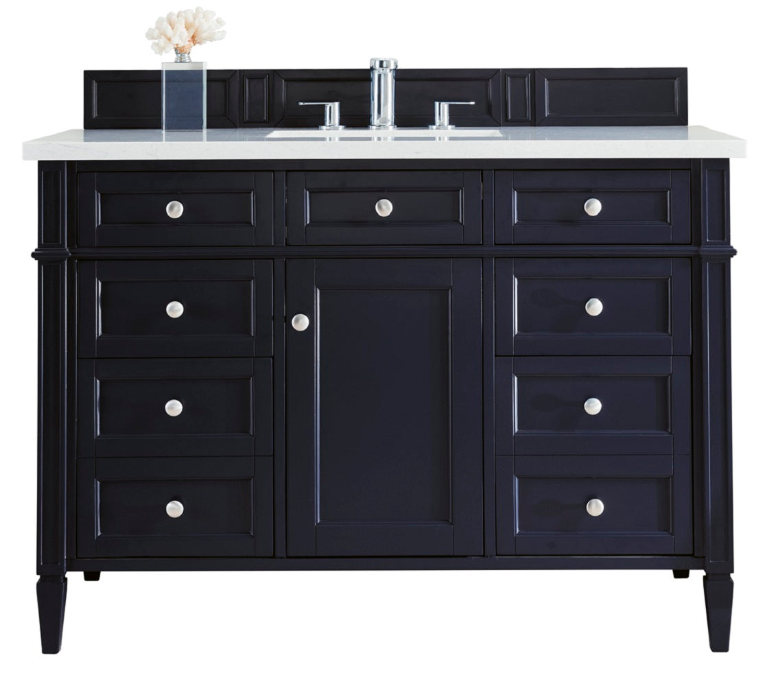 James Martin Brittany 48" Single Vanity with 3 CM Countertop & FreePower Wireless Charger