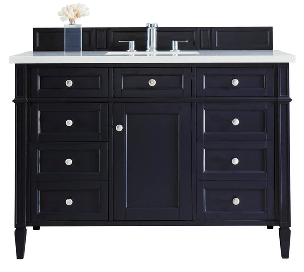 James Martin Brittany 48" Single Vanity with 3 CM Countertop & FreePower Wireless Charger