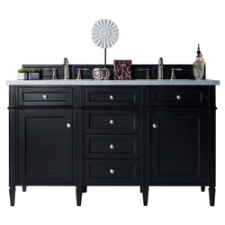 James Martin Brittany 60" Double Vanity with 3 CM Countertop & FreePower Wireless Charger