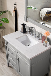 James Martin Brittany 36" Single Vanity with 3 Countertop