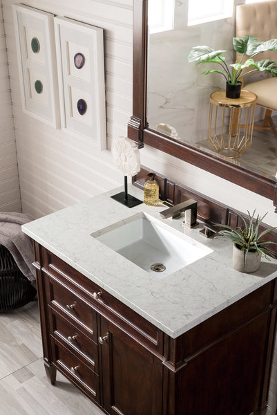 James Martin Brittany 36" Single Vanity with 3 Countertop