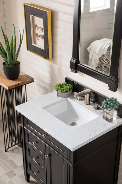 James Martin Brittany 30" Single Vanity with 3 CM Countertop