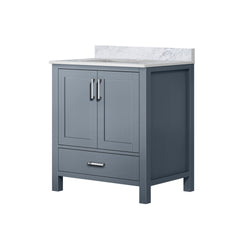 Lexora Collection Jacques 30 inch Bath Vanity and Top - Luxe Bathroom Vanities