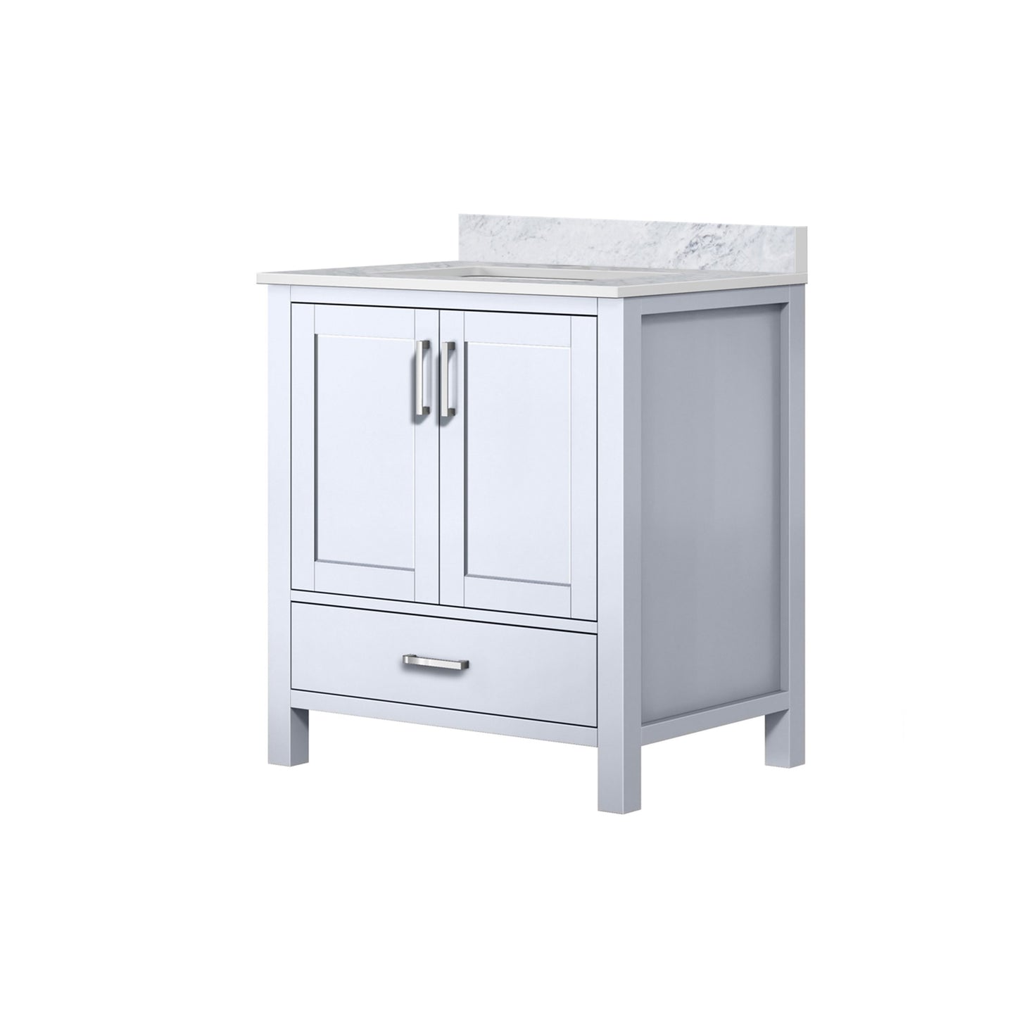 Lexora Collection Jacques 30 inch Bath Vanity and Top - Luxe Bathroom Vanities