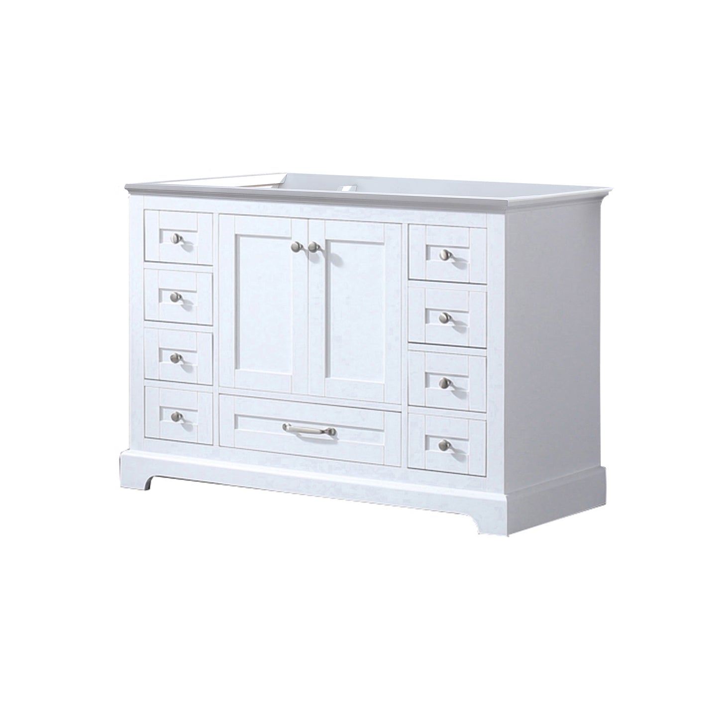 Lexora Collection Dukes 48 inch Single Bath Vanity Cabinet Only - Luxe Bathroom Vanities
