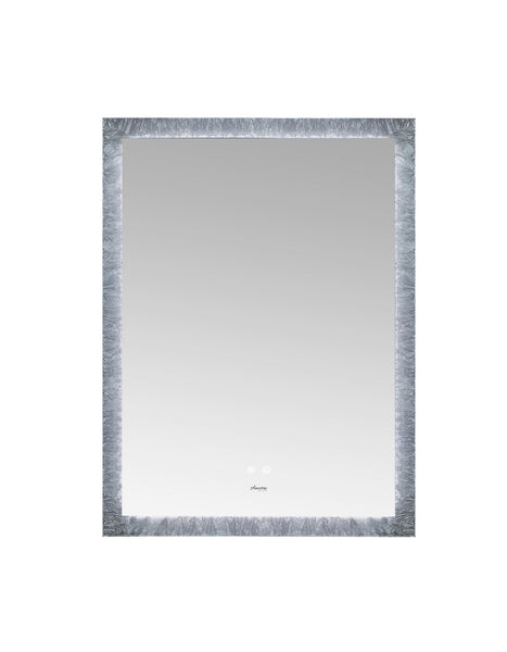 FRYSTA 48 in. x 40 in. LED Frameless Rectangualar Mirror with Dimmer and Defogger