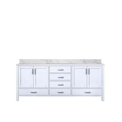 Lexora Collection Jacques 80 inch Double Bath Vanity and Top - Luxe Bathroom Vanities