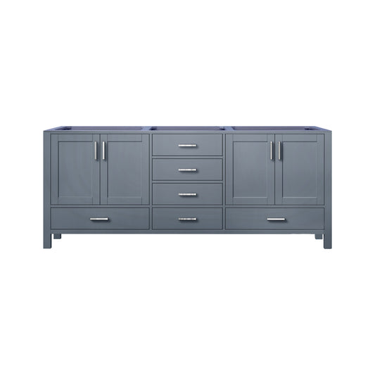 Lexora Collection Jacques 80 inch Double Bath Vanity Cabinet Only - Luxe Bathroom Vanities