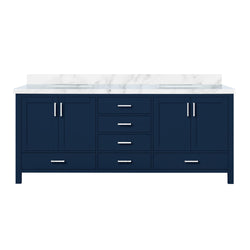 Lexora Collection Jacques 80 inch Double Bath Vanity and Top - Luxe Bathroom Vanities