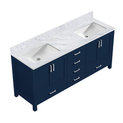 Lexora Collection Jacques 80 inch Double Bath Vanity and Top - Luxe Bathroom Vanities