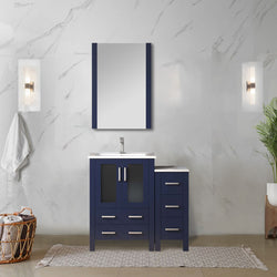 Lexora Collection Volez 36 inch Single Bath Vanity - Luxe Bathroom Vanities