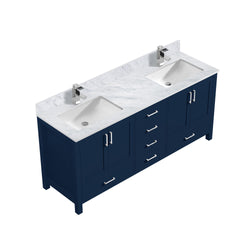 Lexora Collection Jacques 80 inch Double Bath Vanity, Top, and Faucet Set - Luxe Bathroom Vanities