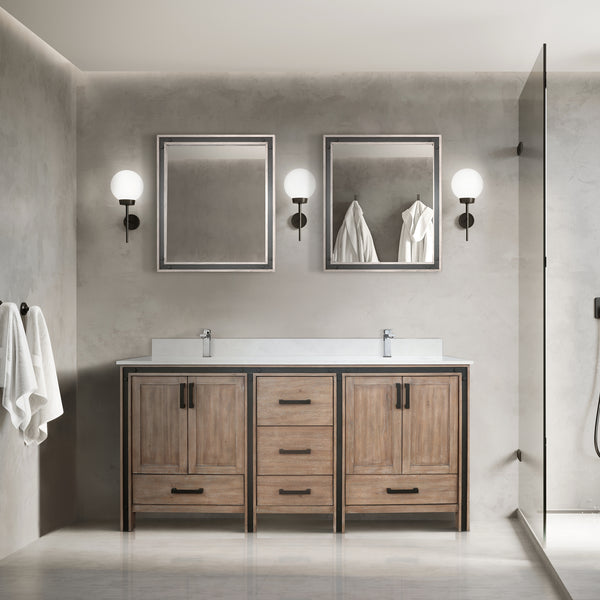 Lexora Collection Ziva 72 inch Double Bath Vanity - Luxe Bathroom Vanities
