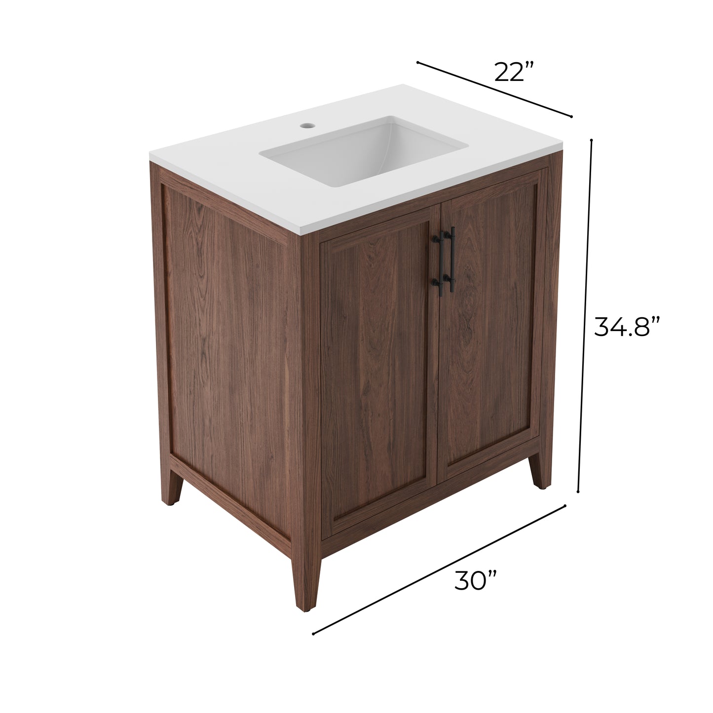 Fresca Silas Freestanding Bathroom Cabinet (Cabinet Only)