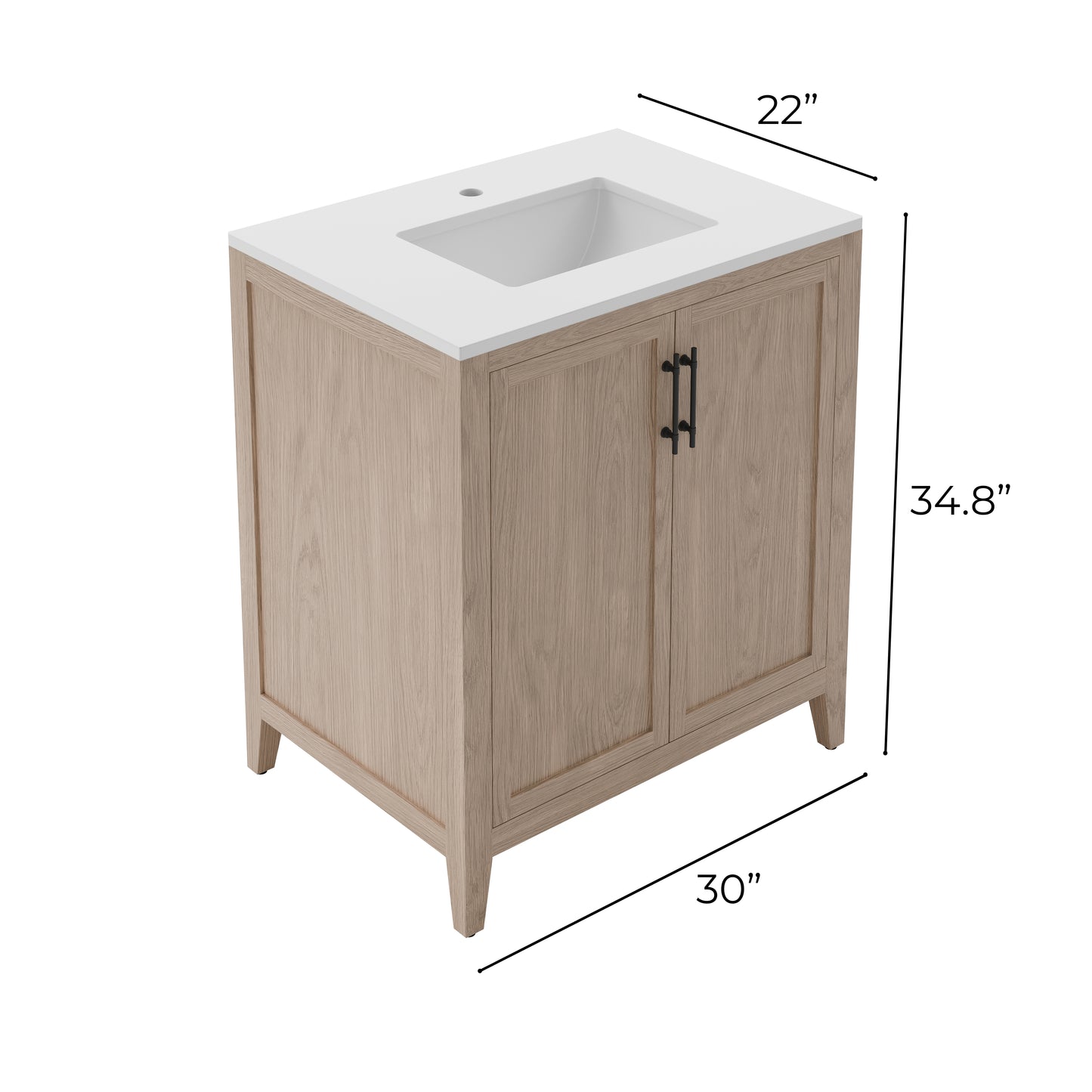 Fresca Silas Freestanding Bathroom Cabinet (Cabinet Only)