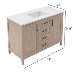 Fresca Silas Freestanding Bathroom Cabinet (Cabinet Only)