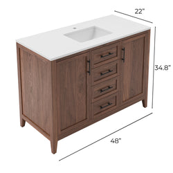 Fresca Silas Freestanding Bathroom Cabinet (Cabinet Only)