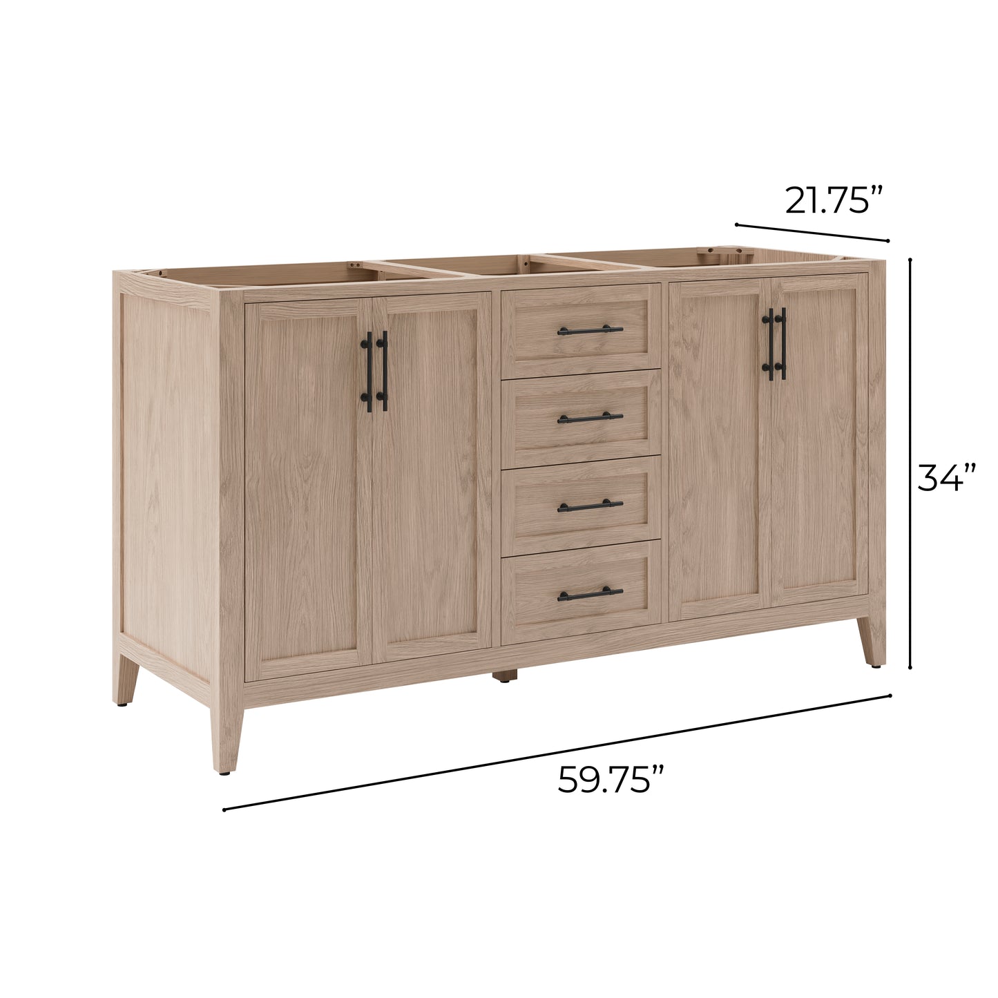 Fresca Silas Freestanding Bathroom Cabinet (Cabinet Only)