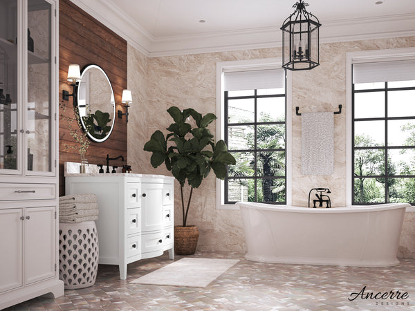 Lauren 48 in. Bath Vanity Set - Luxe Bathroom Vanities