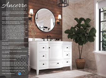 Lauren 48 in. Bath Vanity Set - Luxe Bathroom Vanities