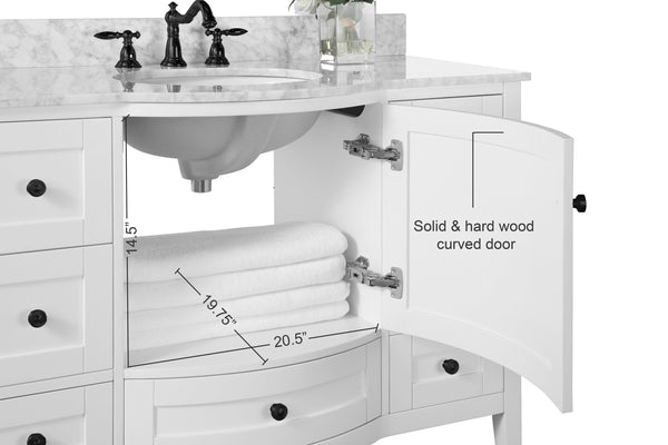 Lauren 48 in. Bath Vanity Set - Luxe Bathroom Vanities