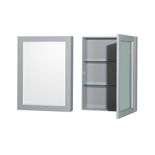 Wyndham Collection Sheffield 60 Inch Double Bathroom Vanity in Gray, Marble Countertop, Undermount Square Sinks, 24 and 58 Inch Mirrors - Luxe Bathroom Vanities