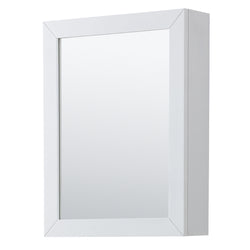 Wyndham Collection Daria 72 Inch Double Bathroom Vanity in White, No Countertop, No Sink, Medicine Cabinets, Brushed Gold Trim - Luxe Bathroom Vanities