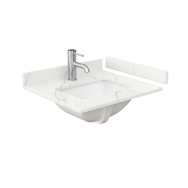 Wyndham Janna 24 Inch Single Bathroom Vanity in White Oak - Luxe Bathroom Vanities