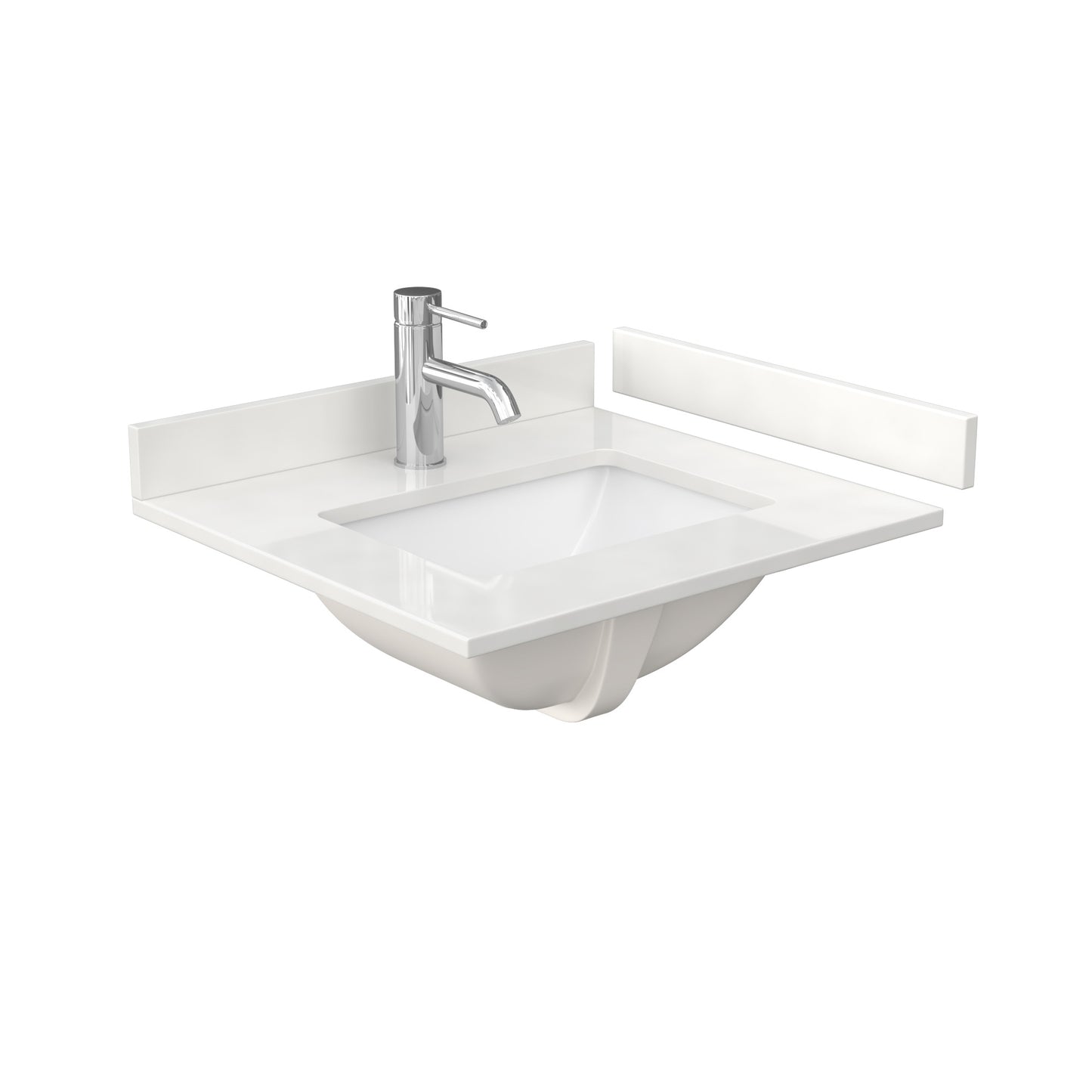 Wyndham Janna 24 Inch Single Bathroom Vanity in White Oak - Luxe Bathroom Vanities