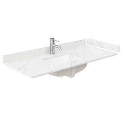 Wyndham Janna 48 Inch Single Bathroom Vanity in White Oak - Luxe Bathroom Vanities