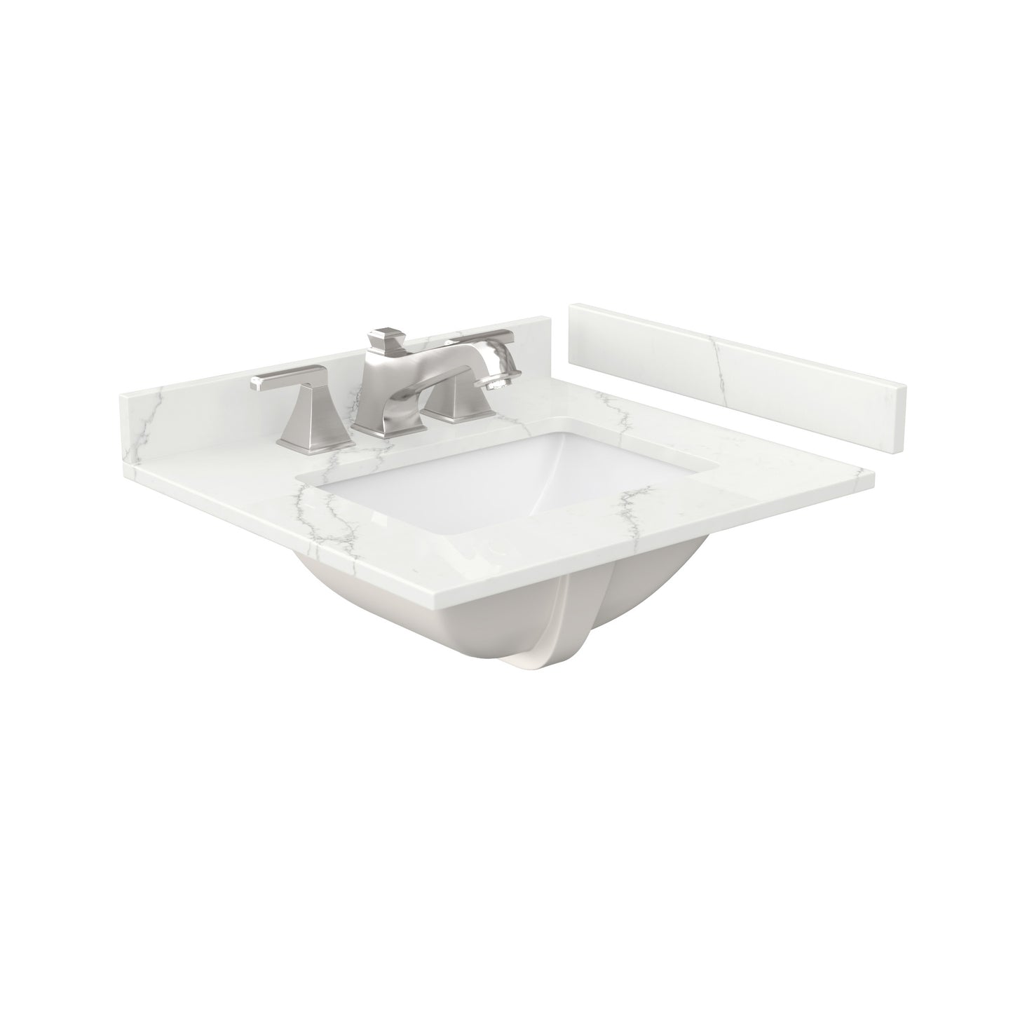 Wyndham Janna 24 Inch Single Bathroom Vanity in White Oak - Luxe Bathroom Vanities