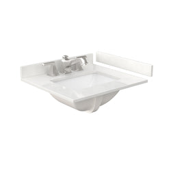 Wyndham Janna 24 Inch Single Bathroom Vanity in White Oak - Luxe Bathroom Vanities