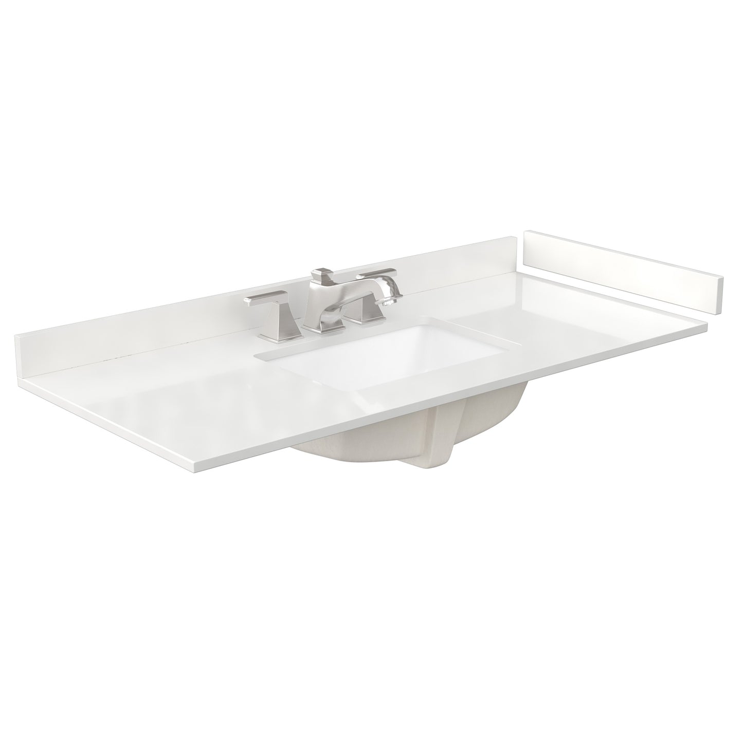 Wyndham Janna 48 Inch Single Bathroom Vanity in White Oak - Luxe Bathroom Vanities