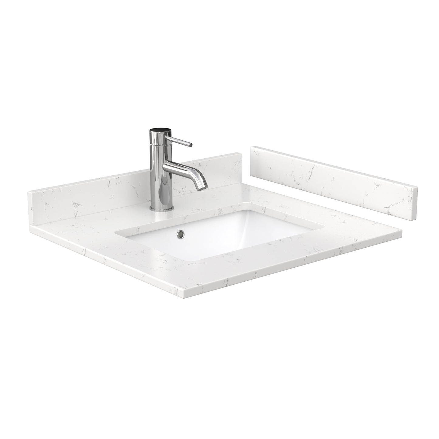 Wyndham Janna 24 Inch Single Bathroom Vanity in White Oak - Luxe Bathroom Vanities