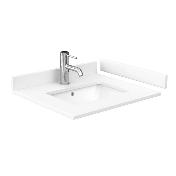 Wyndham Janna 24 Inch Single Bathroom Vanity in White Oak - Luxe Bathroom Vanities