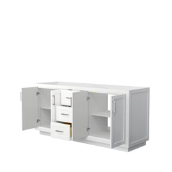 Wyndham Collection Miranda 72 Inch Double Bathroom Vanity, No Countertop, No Sink, 70 Inch Mirror - Luxe Bathroom Vanities