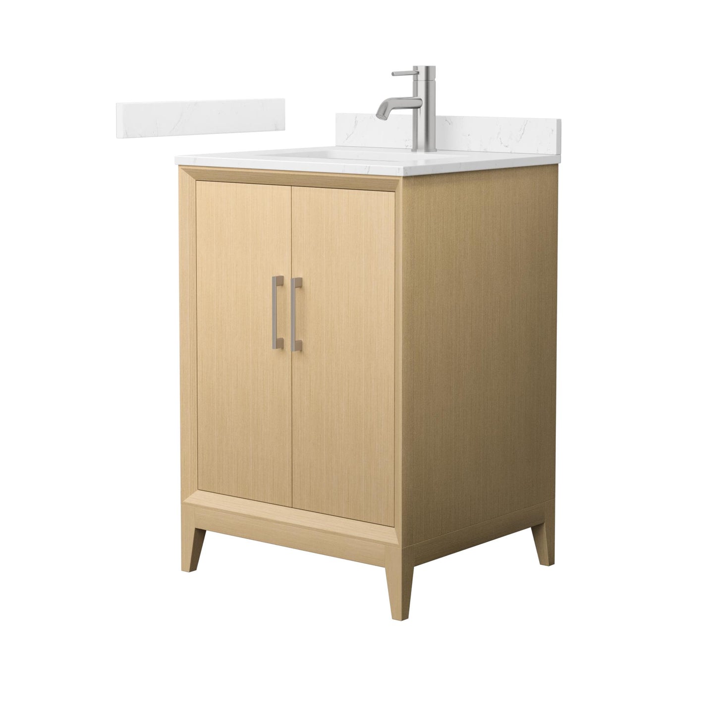 Wyndham Janna 24 Inch Single Bathroom Vanity in White Oak - Luxe Bathroom Vanities