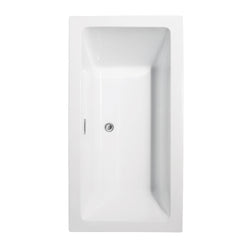 Wyndham Collection Melody 60 Inch Freestanding Bathtub in White with Floor Mounted Faucet, Drain and Overflow Trim - Luxe Bathroom Vanities