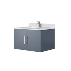 Lexora Collection Geneva 30 inch Bath Vanity, Top, and Faucet Set - Luxe Bathroom Vanities