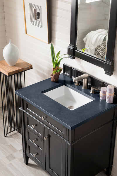 James Martin Brittany 30" Single Vanity with 3 CM Countertop