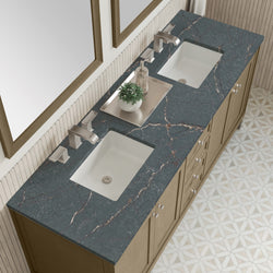 James Martin Chicago 72" Double Vanity with 3 CM Countertop