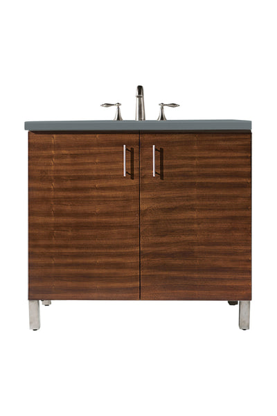 James Martin Metropolitan 36" Single Vanity with 3 CM Top - Luxe Bathroom Vanities