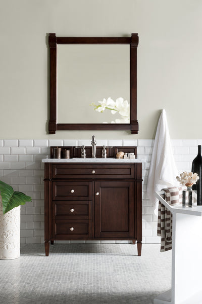 James Martin Brittany 36" Single Vanity with 3 Countertop