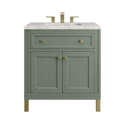 James Martin Chicago 30" Single Vanity with 3 CM Countertop
