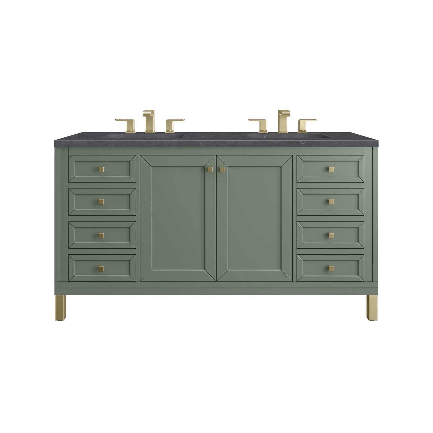 James Martin Chicago 60" Double Vanity with 3 CM Countertop