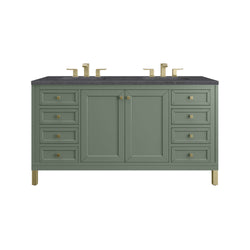 James Martin Chicago 60" Double Vanity with 3 CM Countertop