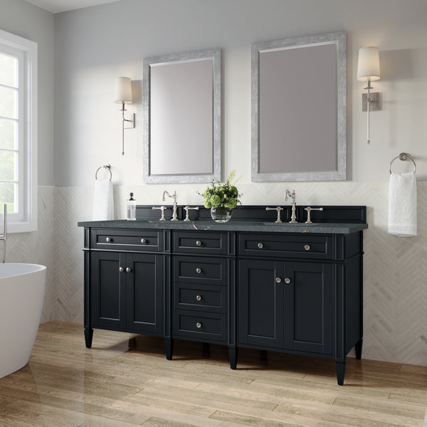 James Martin Brittany 72" Double Vanity with 3 CM Countertop