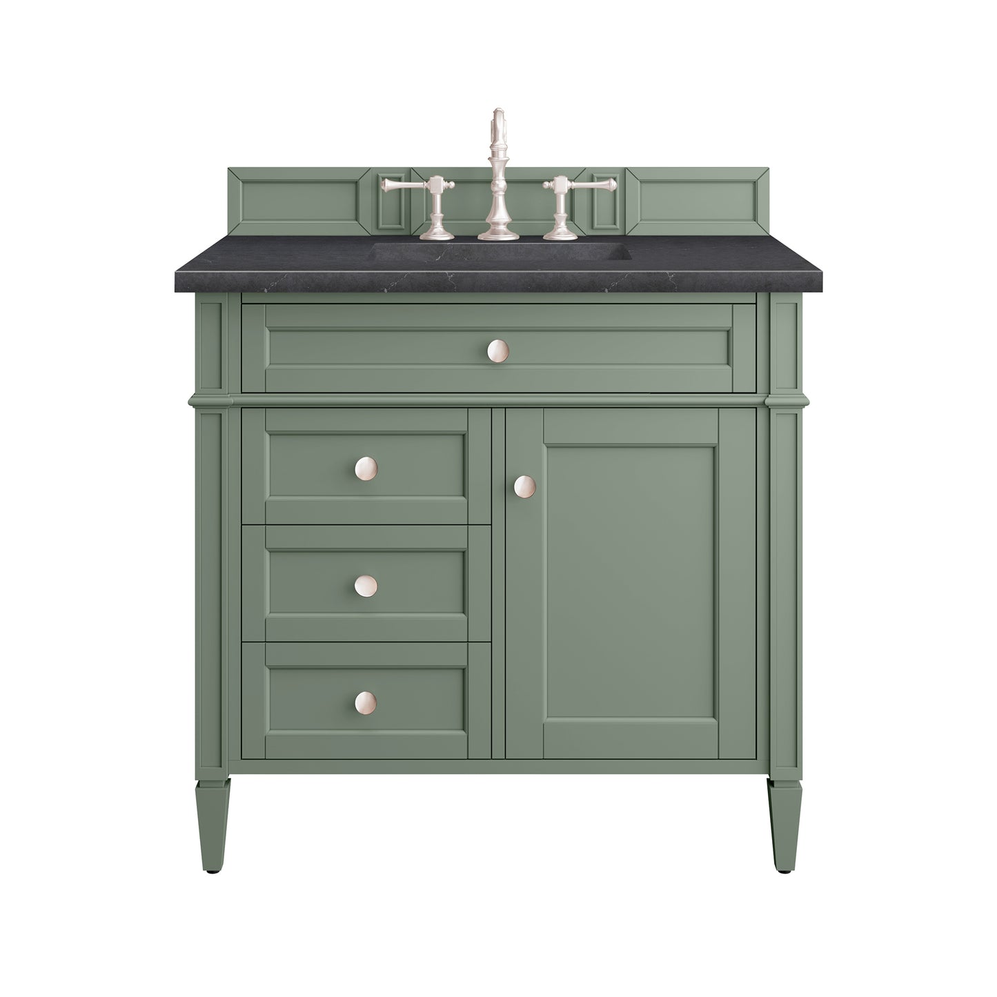 James Martin Brittany 36" Single Vanity with 3 Countertop