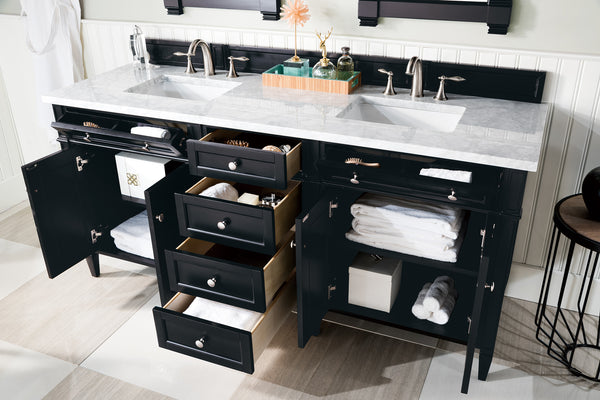 James Martin Brittany 72" Double Vanity with 3 CM Countertop
