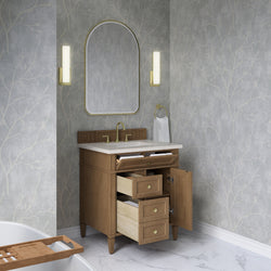 James Martin Brittany 30" Single Vanity with 3 CM Countertop